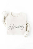 HOMEBODY  Graphic Sweatshirt: S / TAN