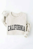 CALIFORNIA Graphic Sweatshirt: XL / HEATHER DUST