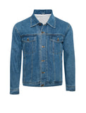 MEN'S DENIM JACKET SHERPA LINING (HF-1002): M / RBL