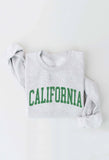 CALIFORNIA Graphic Sweatshirt: S / HEATHER DUST