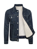 MEN'S DENIM JACKET SHERPA LINING (HF-1002): S / RBL