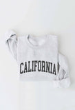 CALIFORNIA Graphic Sweatshirt: S / HEATHER DUST