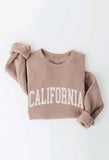 CALIFORNIA Graphic Sweatshirt: S / HEATHER DUST