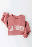 CALIFORNIA Graphic Sweatshirt: M / HEATHER DUST