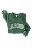 CALIFORNIA Graphic Sweatshirt: XL / HEATHER DUST