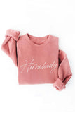 HOMEBODY  Graphic Sweatshirt: L / TAN