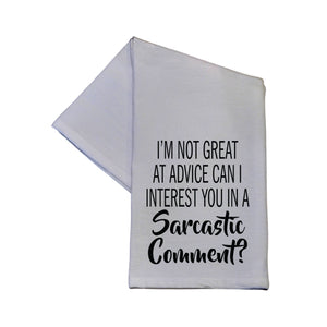 I'm Not Great At Advice 16x24 Tea Towels