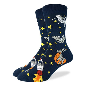 Men's Space Cat Socks