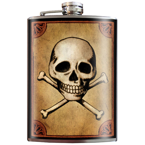 Flask - Skull and Bones