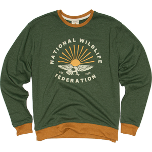 National Wildlife Federation Crewneck Sweatshirt: XL / Hemlock