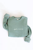 GET COZY Graphic Sweatshirt: XL / DARK H. SAGE