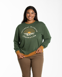 National Wildlife Federation Crewneck Sweatshirt: M / Hemlock