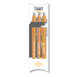 Campy Pens (Bic Clic Pens Set)