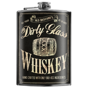 Flask - Dirty Glass Whiskey