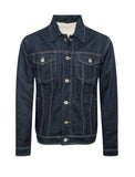 MEN'S DENIM JACKET SHERPA LINING (HF-1002): S / RBL